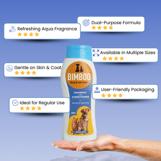 Bimboo Dog & Cat Care Shampoo with Conditioner